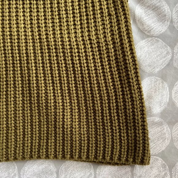 Anthropologie Moon River Sweater Crochet Button Dress Green Sz S - Picture 4 of 16